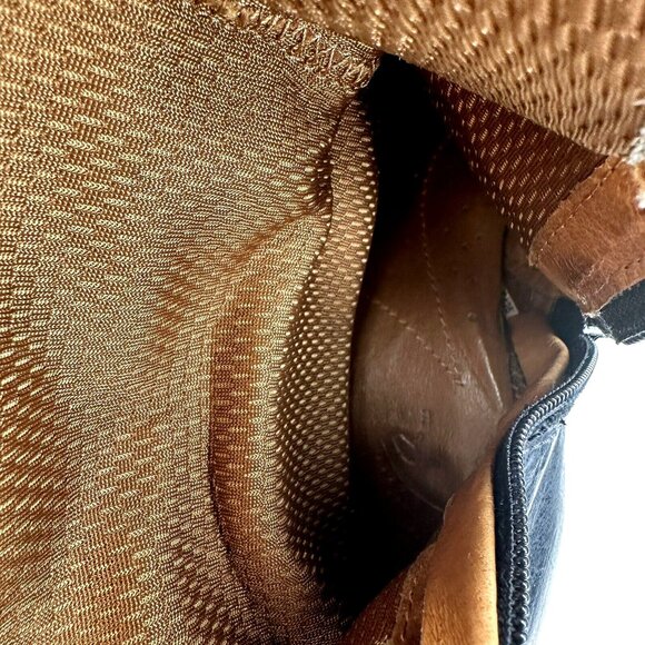 Naya Womens Leather Boots B3196L1001 Sabre Riding Tall Heels Zipper Black 8M - Picture 16 of 16